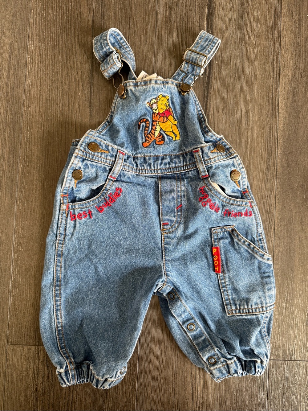 Vintage Pooh Baby overalls